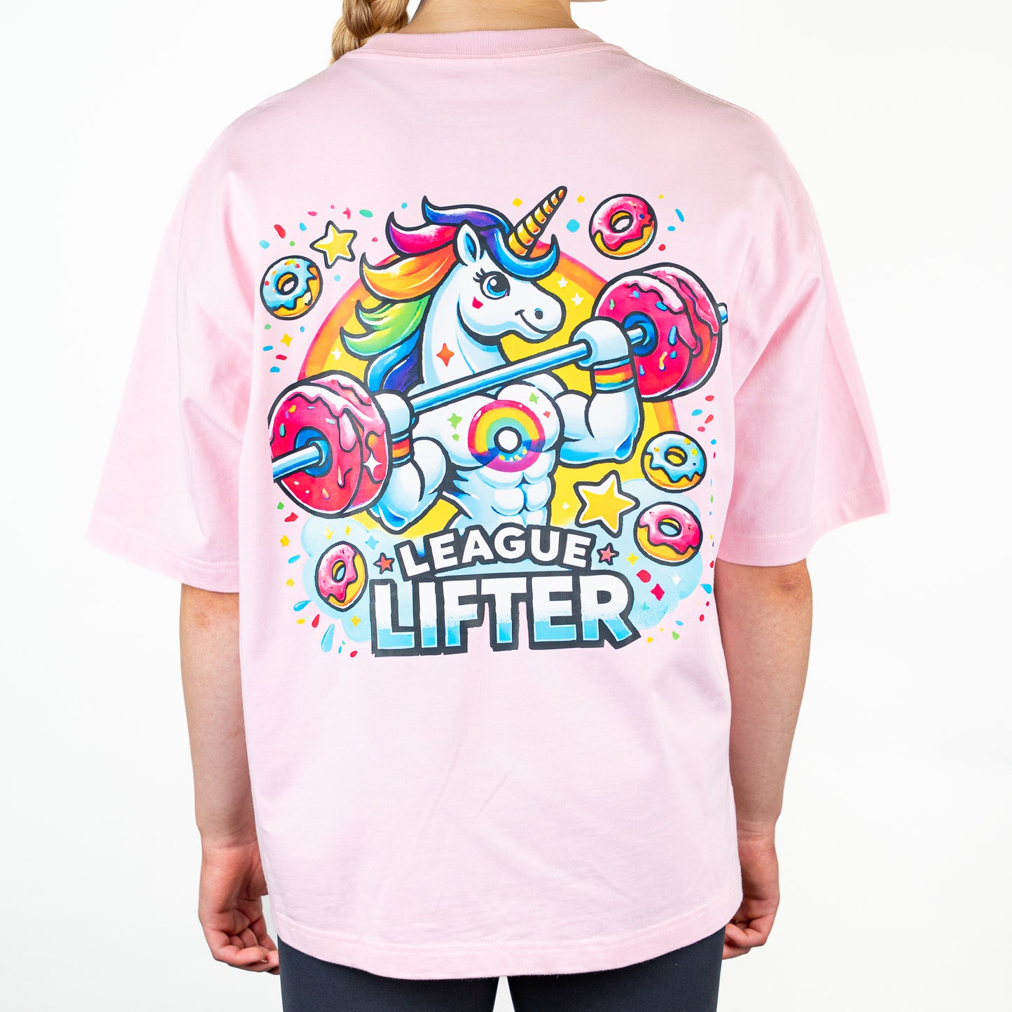 ELITE League Lifter oversized yksisarvinen, T-paita