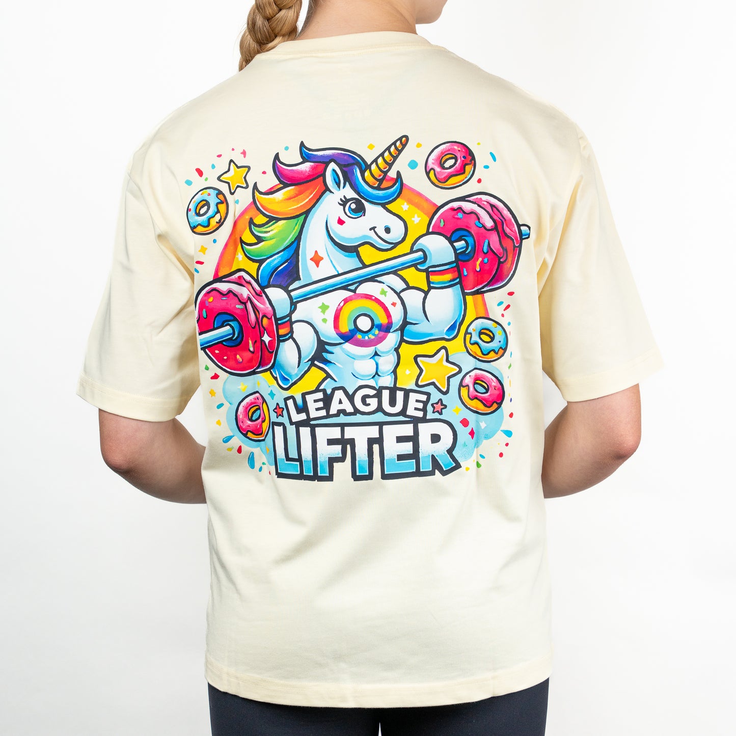 ELITE League Lifter oversized yksisarvinen, T-paita