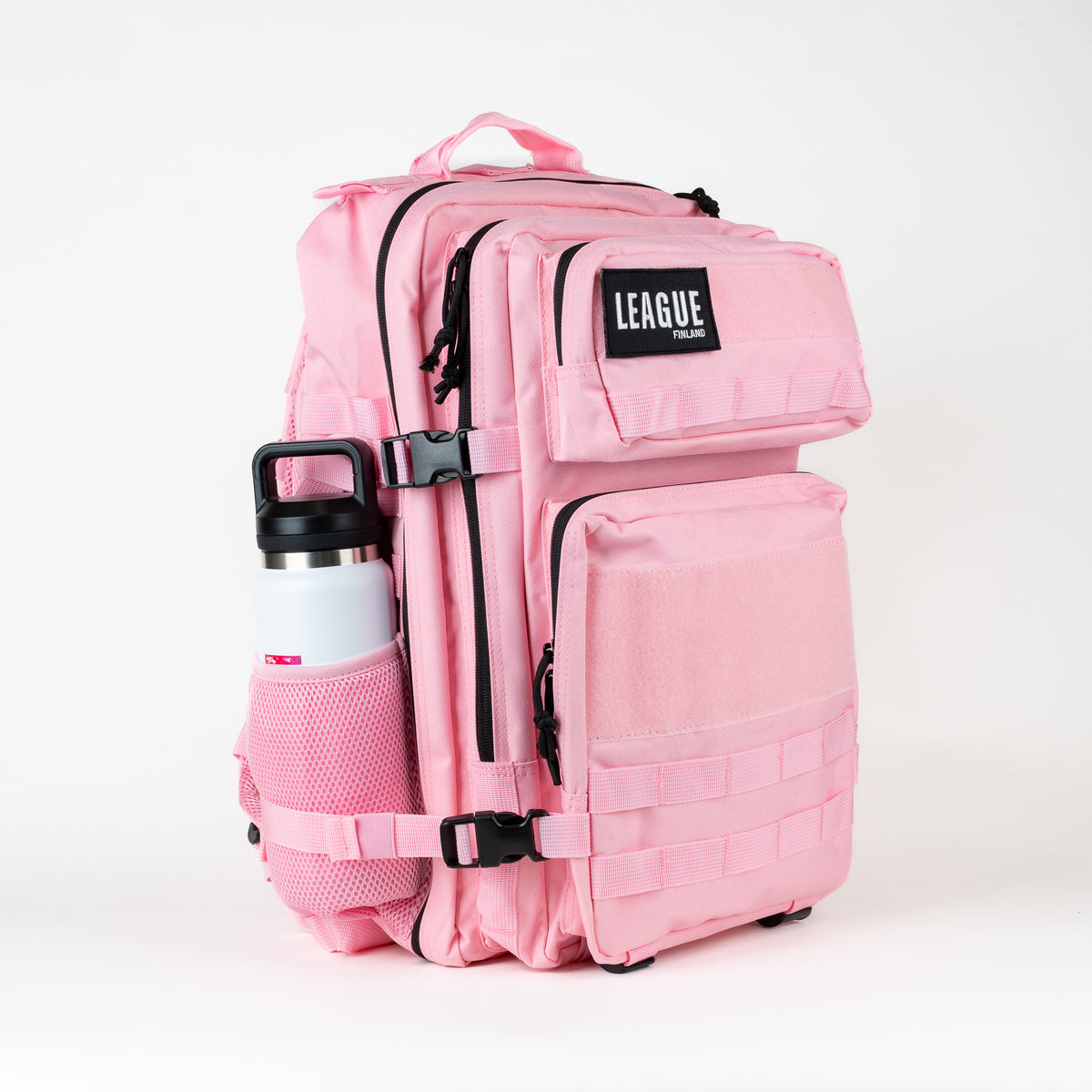 LEAGUE Patch Backbag 45L -urheilureppu, pinkki, kuva 1/3