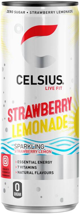 CELSIUS Strawberry Lemonade energiajuoma 355ml