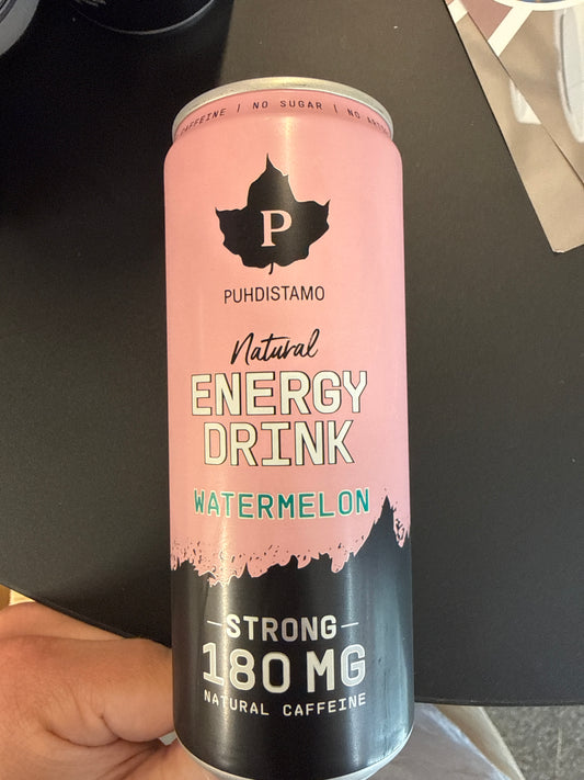 PUHDISTAMO Natural Energy Drink Watermelon