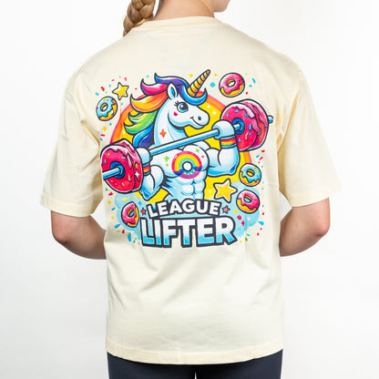 ELITE League Lifter oversized yksisarvinen, T-paita