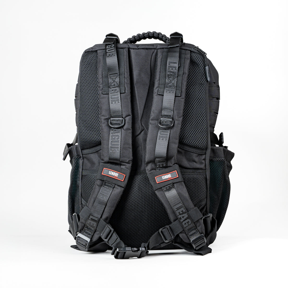 LEAGUE Patch Backbag Pro 45L -treenireppu kenkälokerolla, musta, kuva 3/9