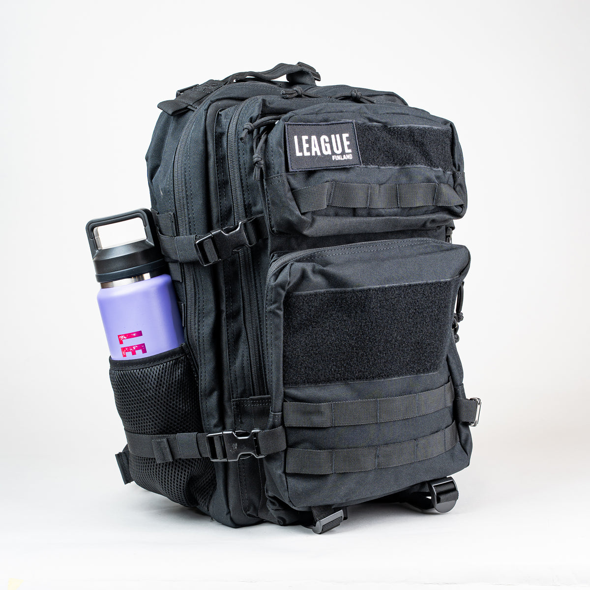 LEAGUE Patch Backbag 45L sports backpack, black, image 1/3