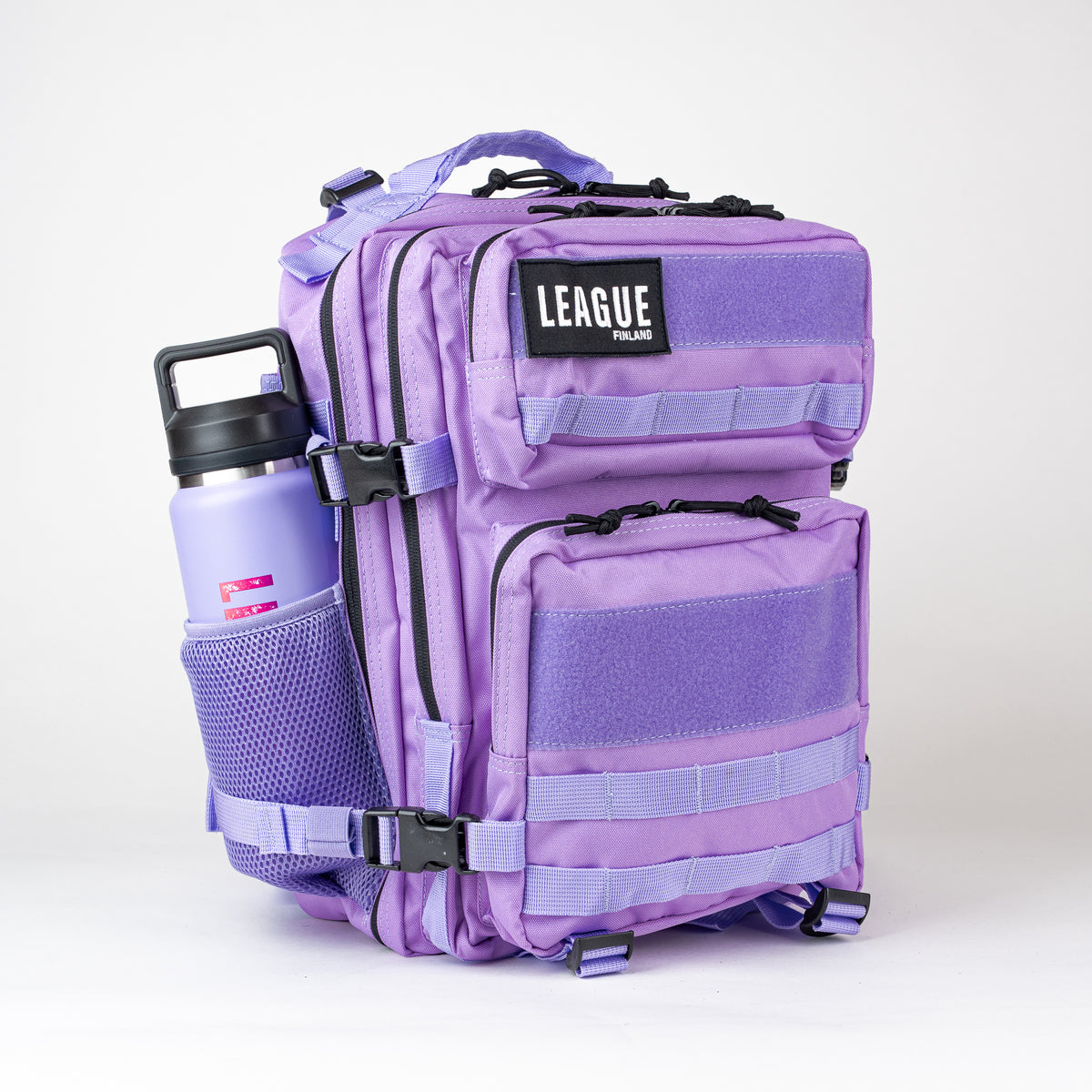 LEAGUE Patch Backbag 25L training backpack, light purple, image 1/3