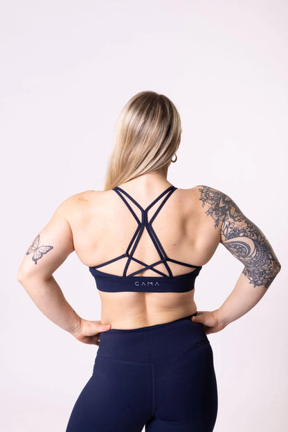 CAMA High-Neck Sports Bra