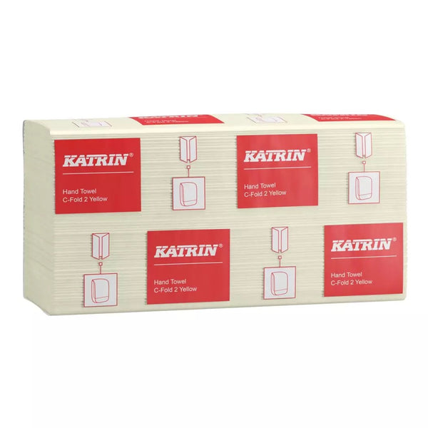 KATRIN Classic käsipyyhe C-taitto 2-krs keltainen 1600ark
