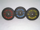 LEOKO Training Plates, Rubber-Coated